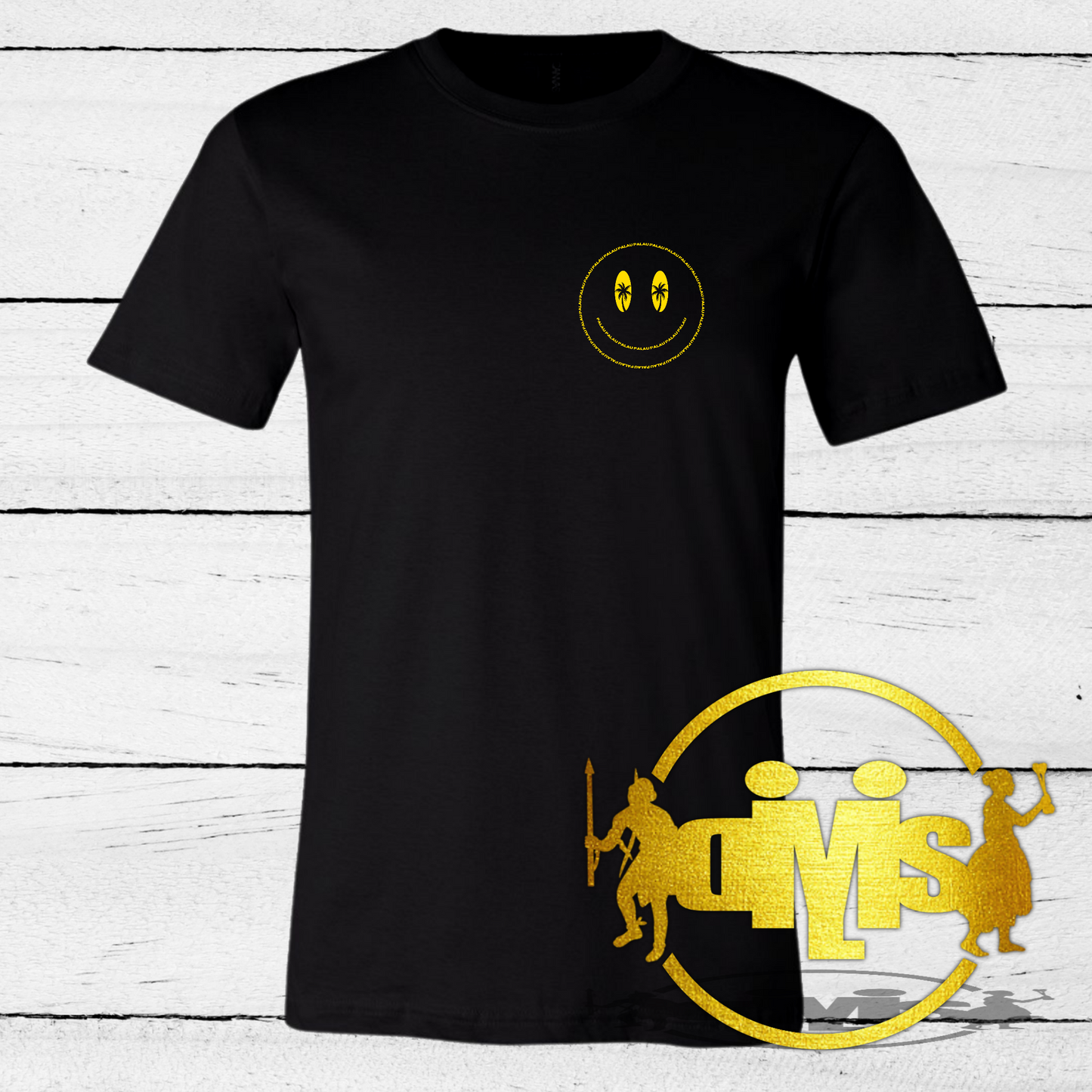 Palau Smiley Face Pocket Size Adult Shirt