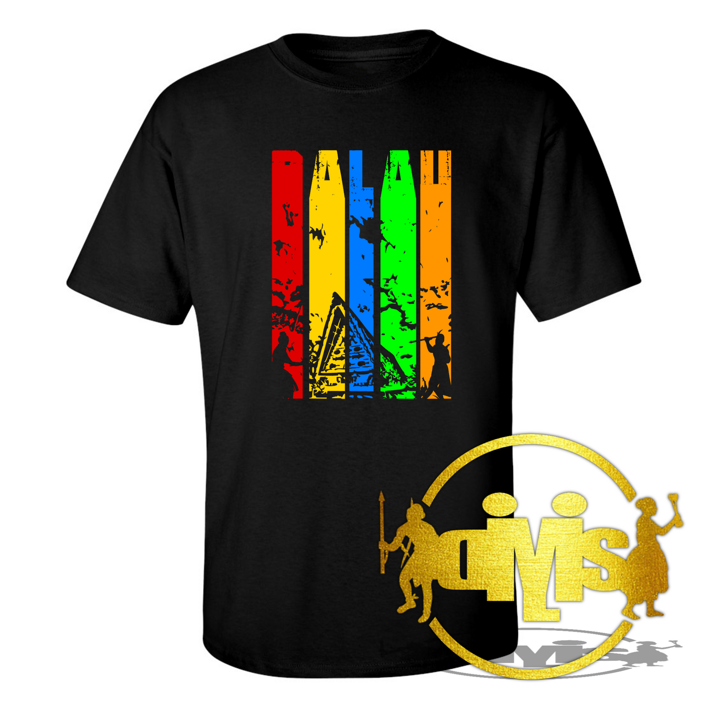 Youth Palau Grunge Silhouette Design