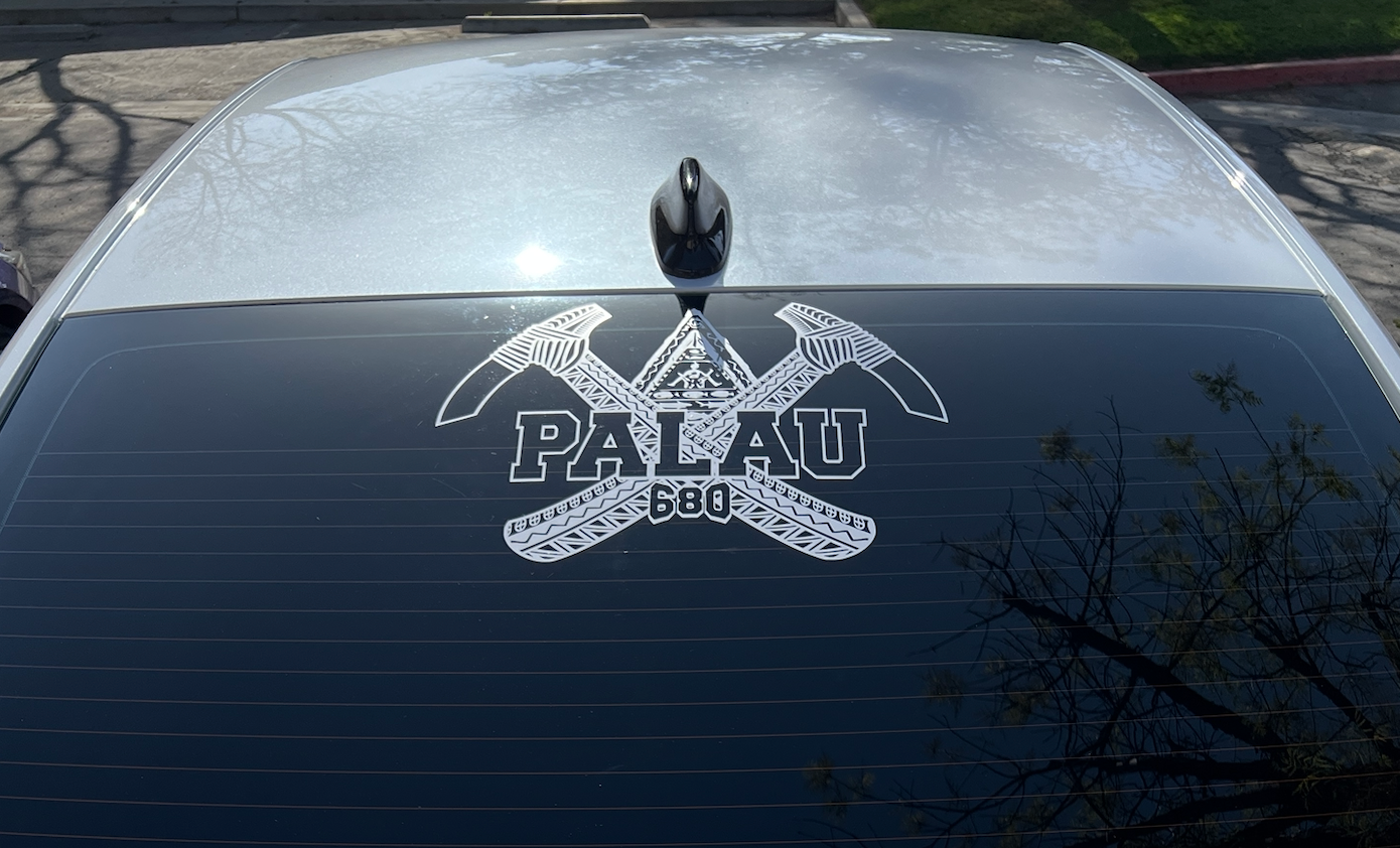 Palau tribal Ebakl with Bai Decal