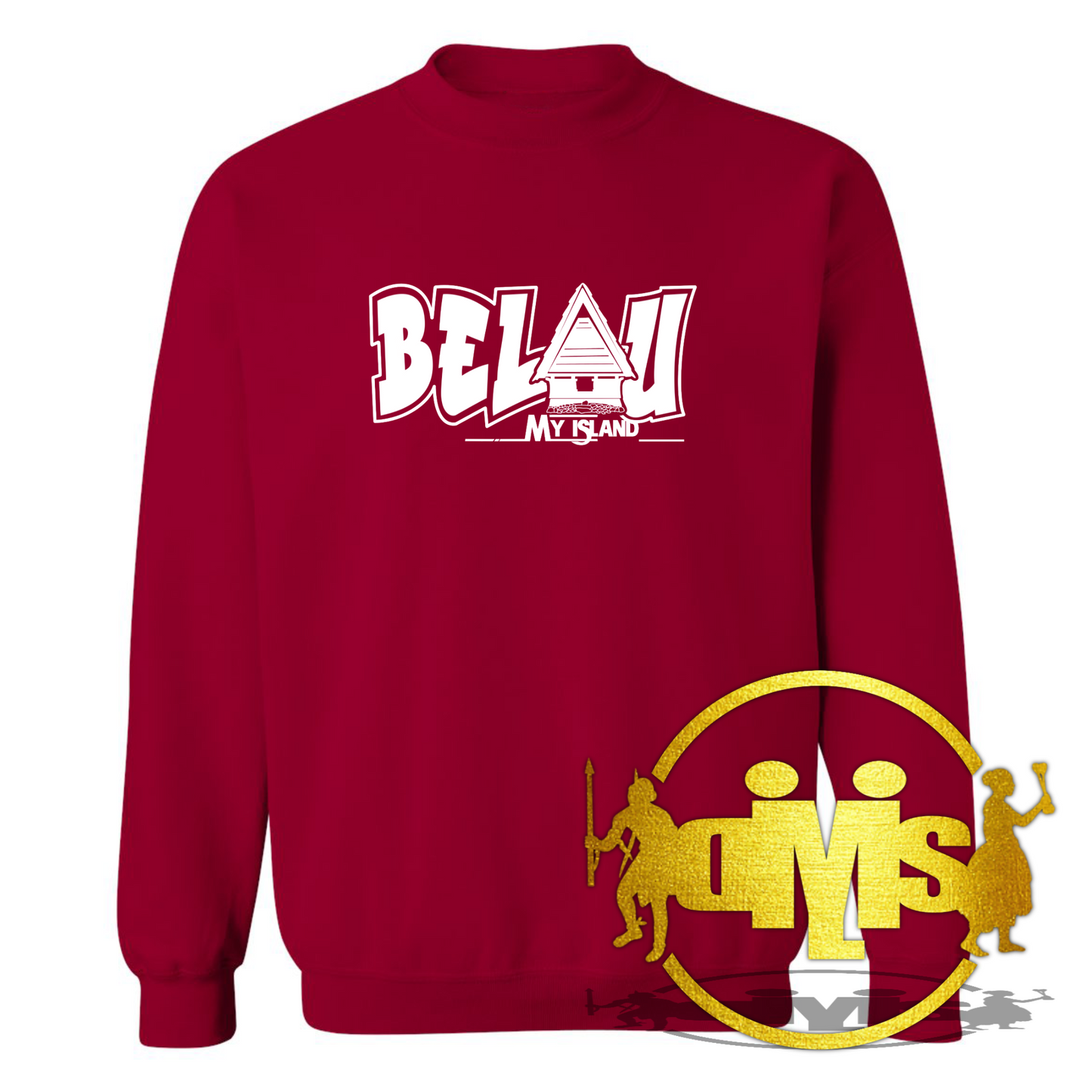 Belau My Island Crewneck Sweater