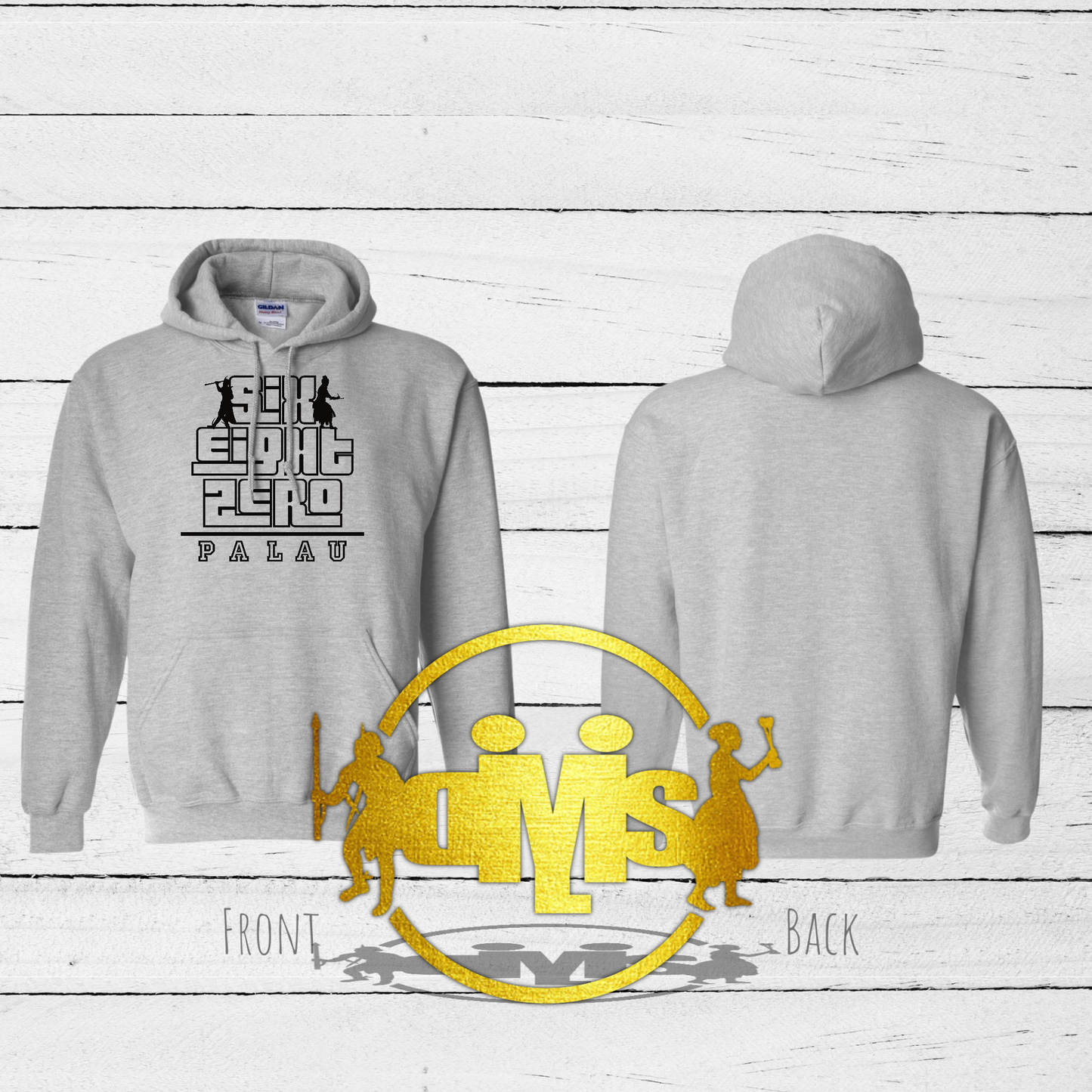 Six Eight Zero 3D Puff Print | Pullover Hoodie | Version I