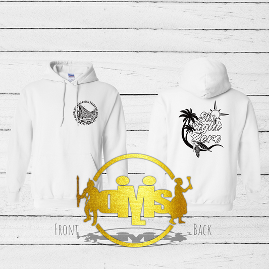 Six Eight Zero Turtle Beach | Front & Back Adult Pullover Hoodie