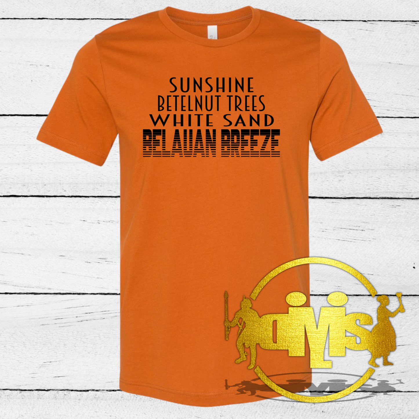 SUNSHINE, BETELNUT TREES, WHITE SAND, BELAUAN BREEZE SHIRT