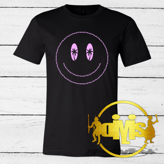 Palau Smiley Face Adult Shirt
