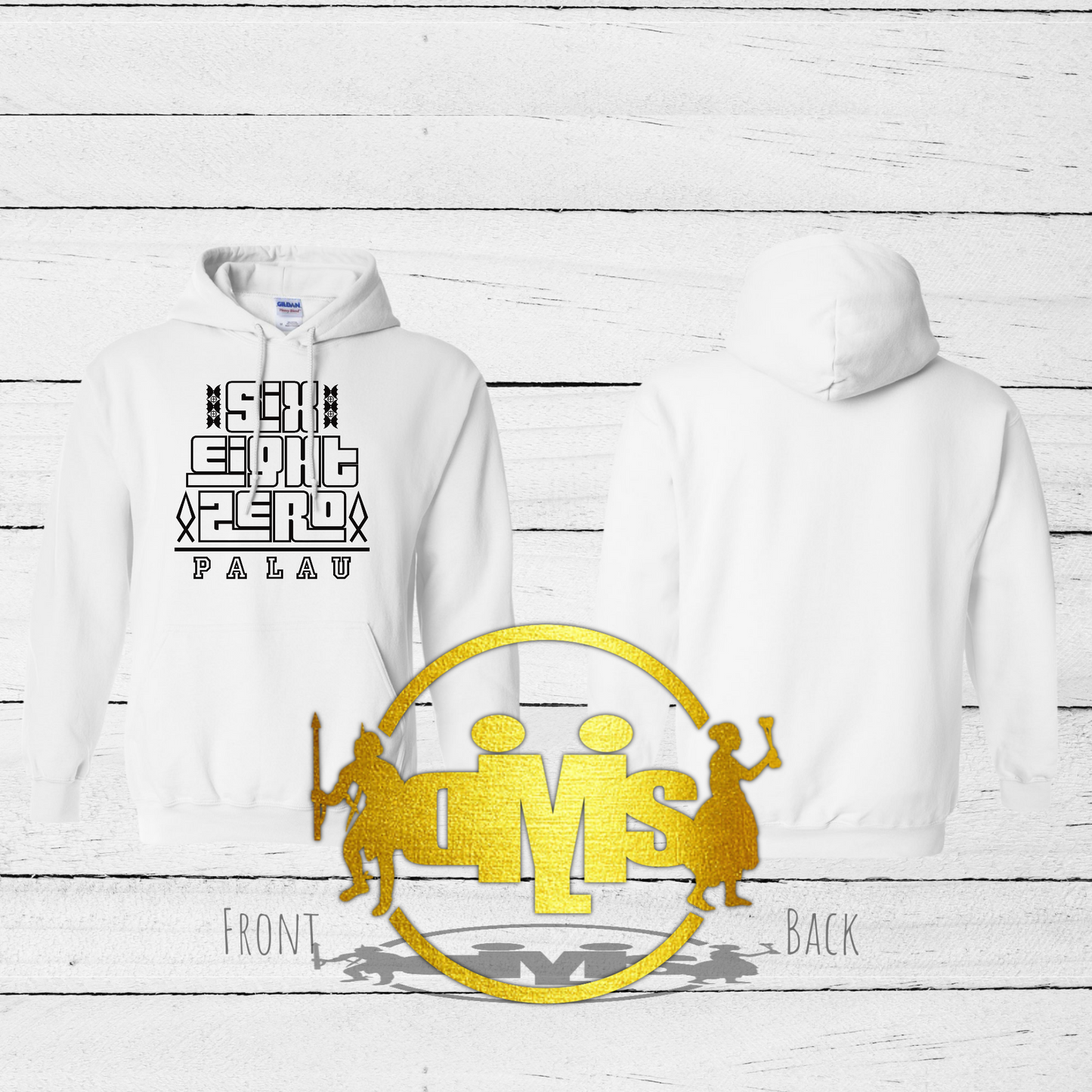 Six Eight Zero 3D Puff Print | Pullover Hoodie | Version II
