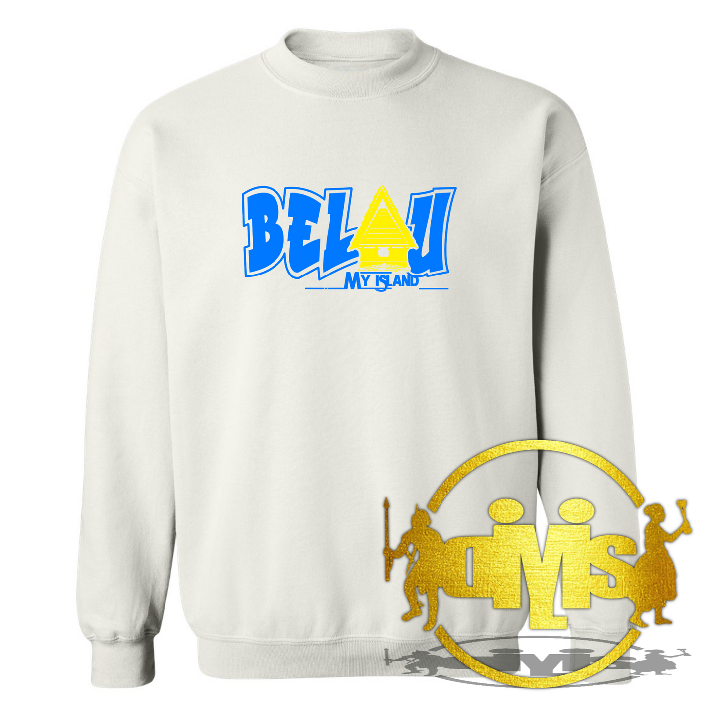 Belau My Island Crewneck Sweater