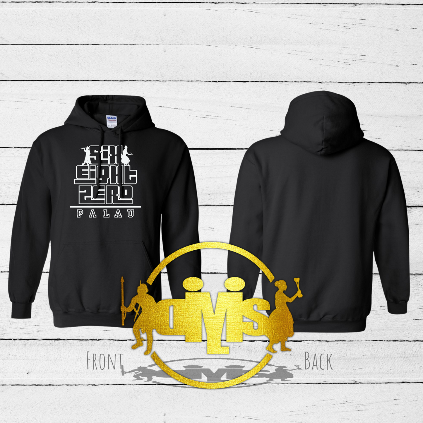 Six Eight Zero 3D Puff Print | Pullover Hoodie | Version I