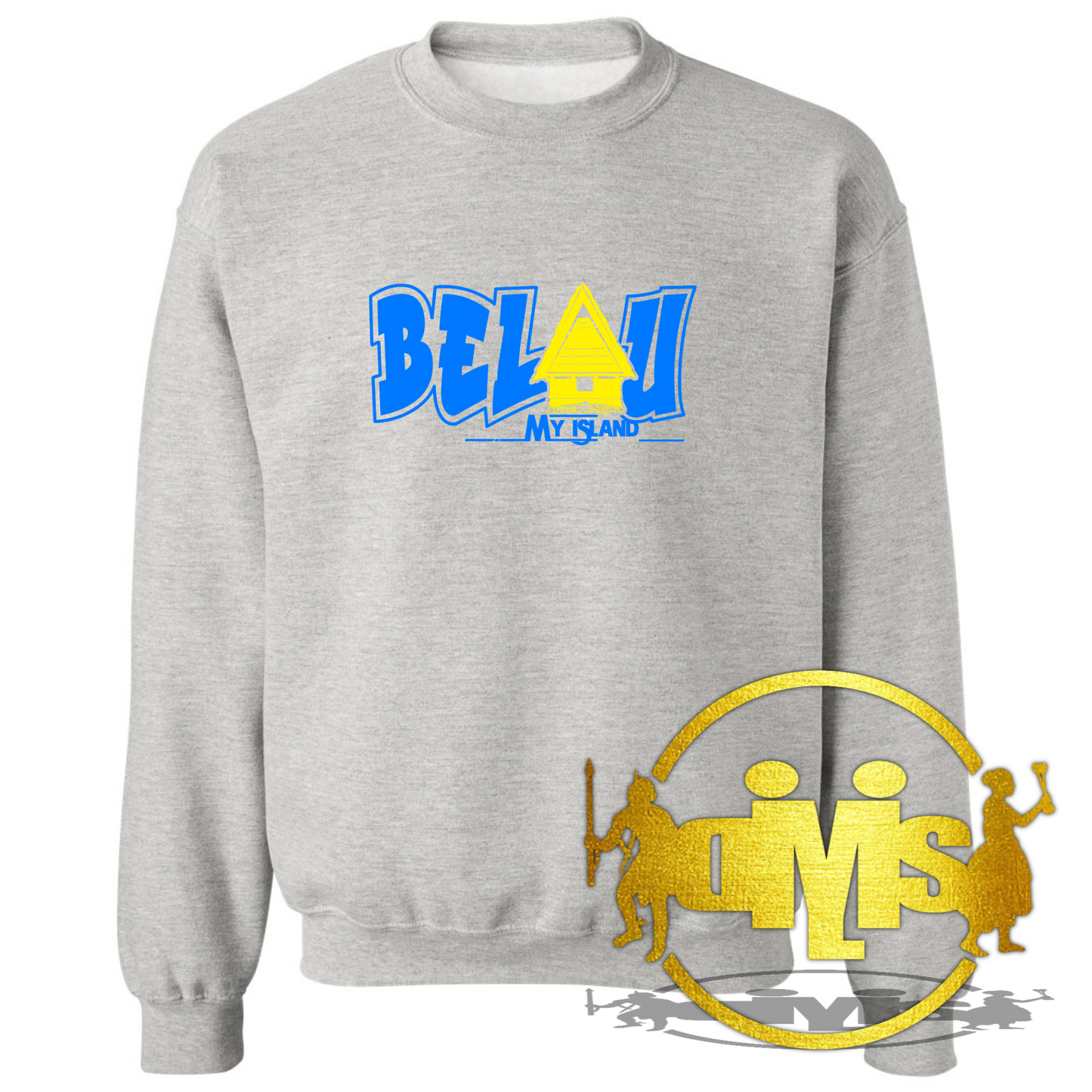 Belau My Island Crewneck Sweater