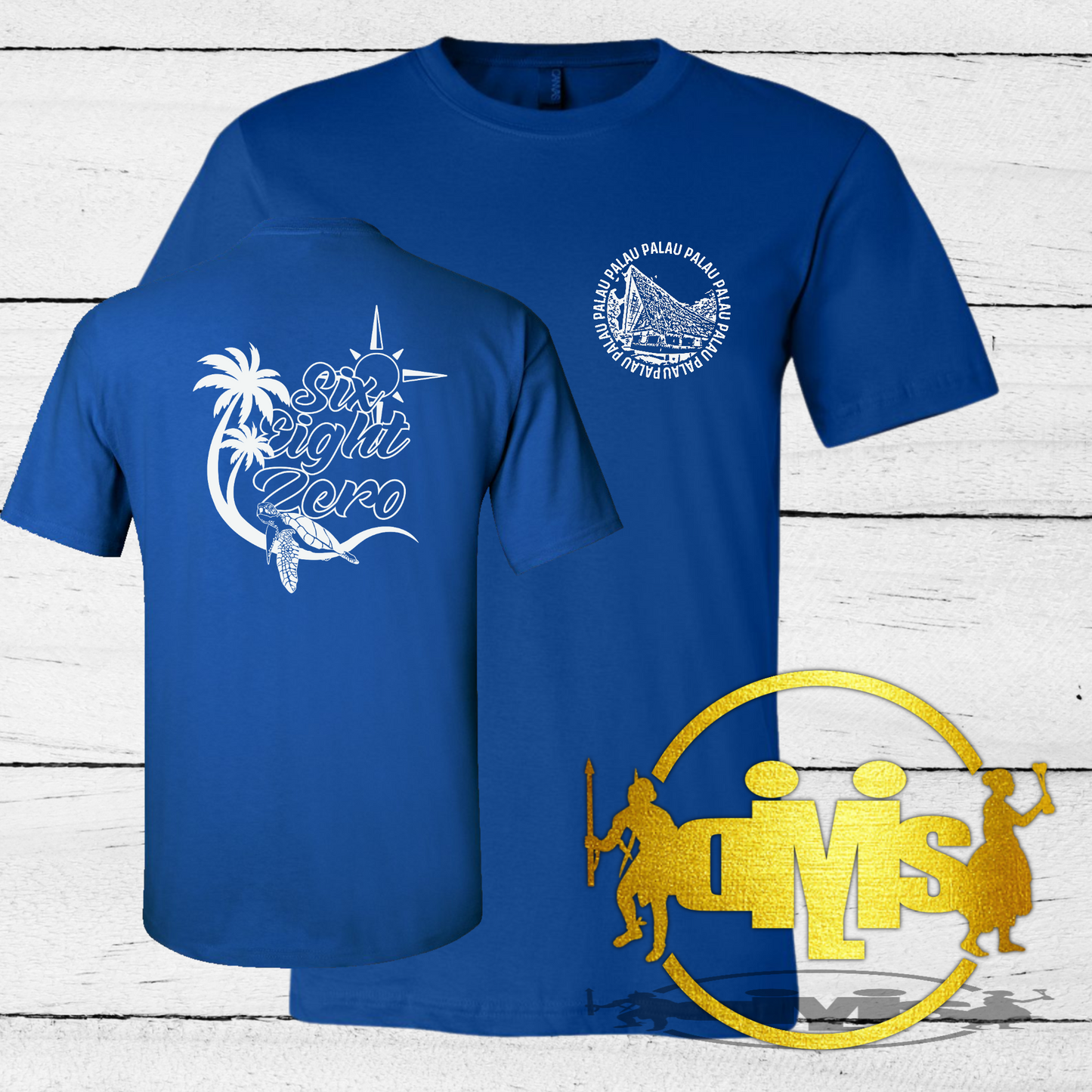 Six Eight Zero Turtle Beach | Front & Back Adult Unisex Shirt
