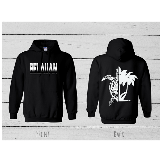 HALF TURTLE BAI HOODIE | FRONT & BACK PRINT
