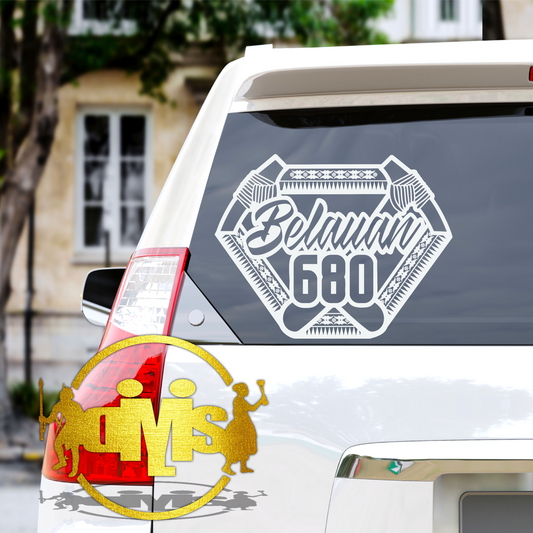 Tribal Belauan 680 Car Decal