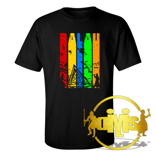 Youth Palau Grunge Silhouette Design