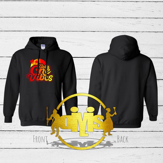 BelaOne Vibes Fire Ombre | Pullover Hoodie