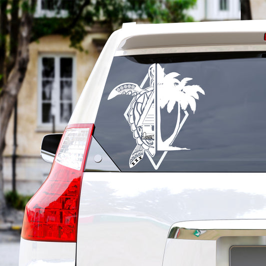 Half Turtle Half Bai Decal