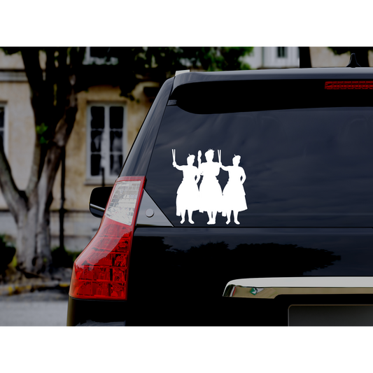 BELAUAN WOMEN SILHOUETTE DECAL